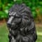 Glitzhome® 27.75" MGO Guardian Sitting Lion Garden Statue